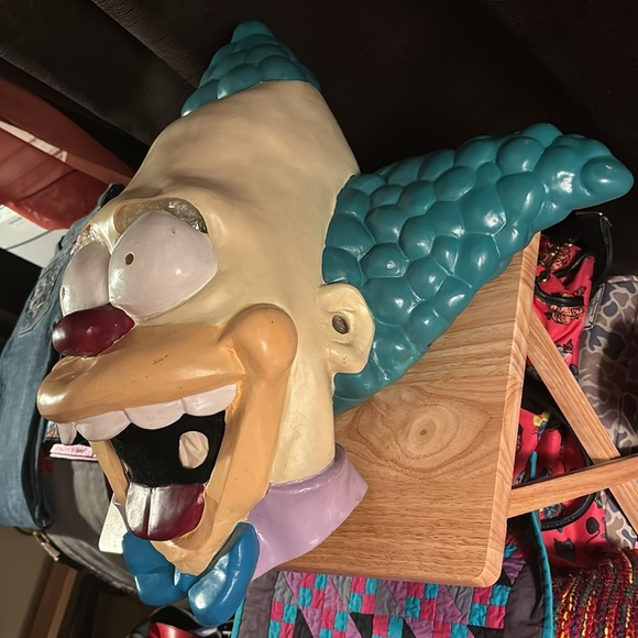 “The Simpsons” Show Krusty The Clown 🤡 Head Mask - Picture 4 of 12
